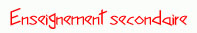 Enseignement secondaire
